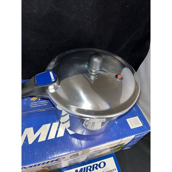 Mirro Polished Aluminum Pressure Cooker Cookware, 4.2-Quart, Silver - Picture 2 of 11